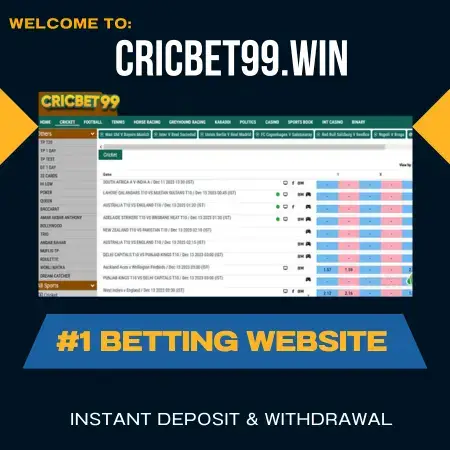 Cricbet99.win betting exchange