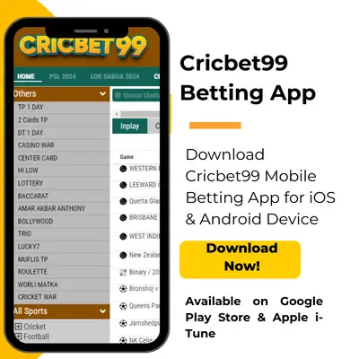 Download Cricbet99 Betting App